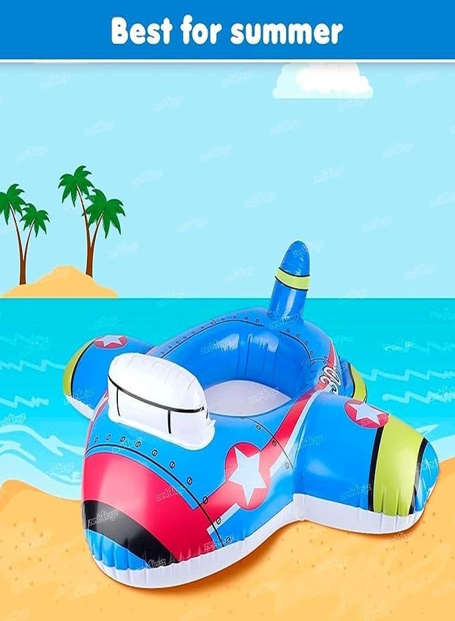VEDHAK Pool Party Swimming Rings for Kids Inflatable Ring Plane Swim Learning Float Tube for 3+ Years Girls and Boys. - Image 2